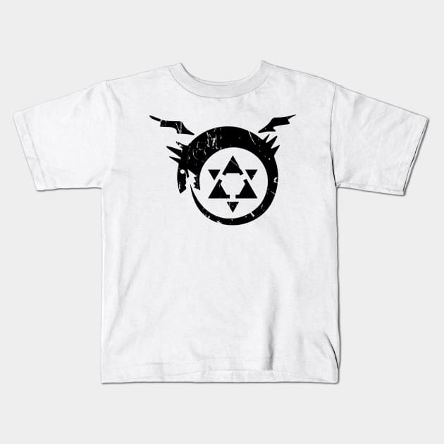 Homunculus white symbol Kids T-Shirt by OtakuShirt